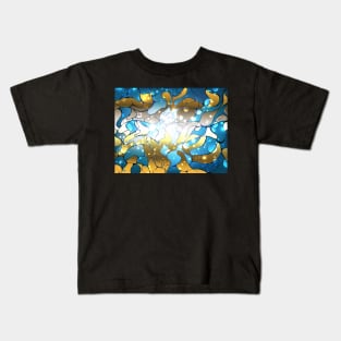 Stained Precious Background Kids T-Shirt